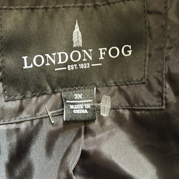 EUC LONDON FOG Winter Coat w/ Faux Fur Detachable Hood 3X - Picture 3 of 7